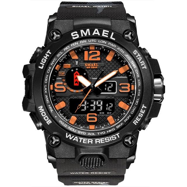 Aether Digital Watch - Dual Display, Complete Calendar, Water-Resistant ...