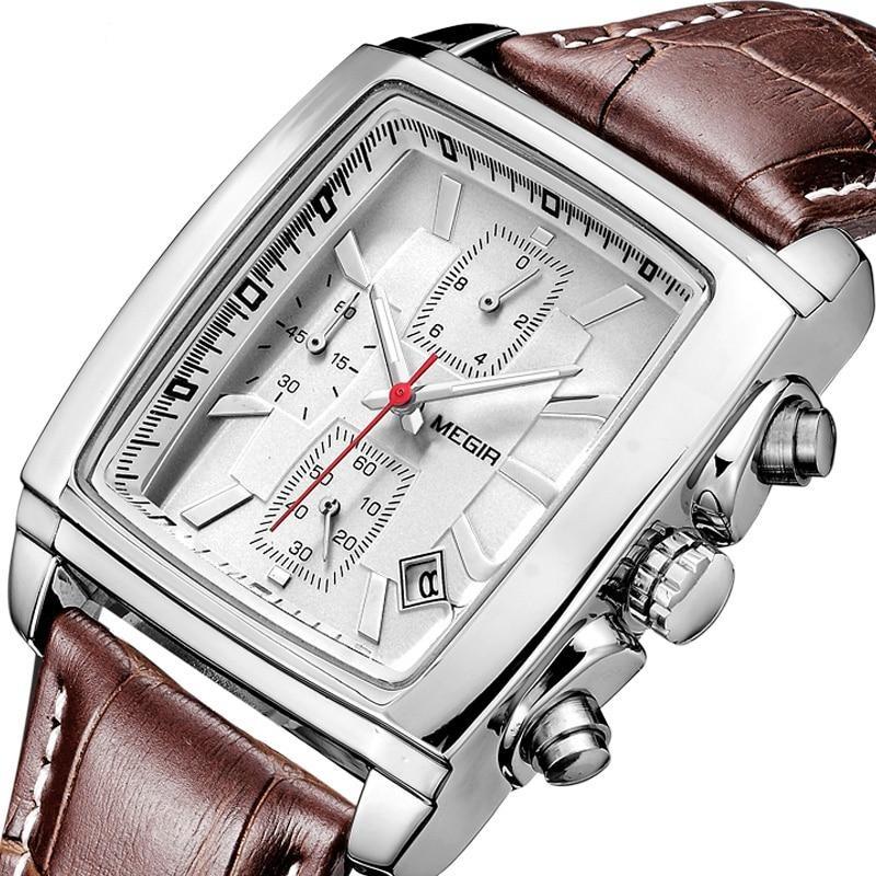 Stylish Men's Quartz Watch: Americana - Water Resistant and Chronograph ...