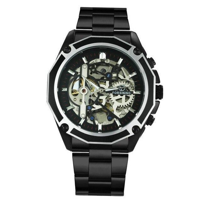 Golden Steel - Mechanical Watch - watch - Automatic Watches, men, men's watches - Stigma Watches - stigmawatches.com