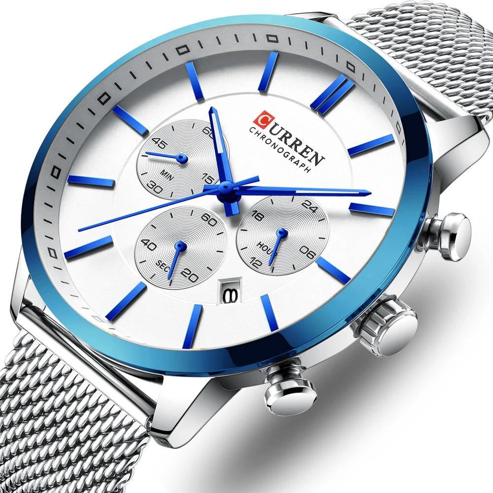 Hustle: Stylish Men's Quartz Watch with Dual Display – Stigma Watches