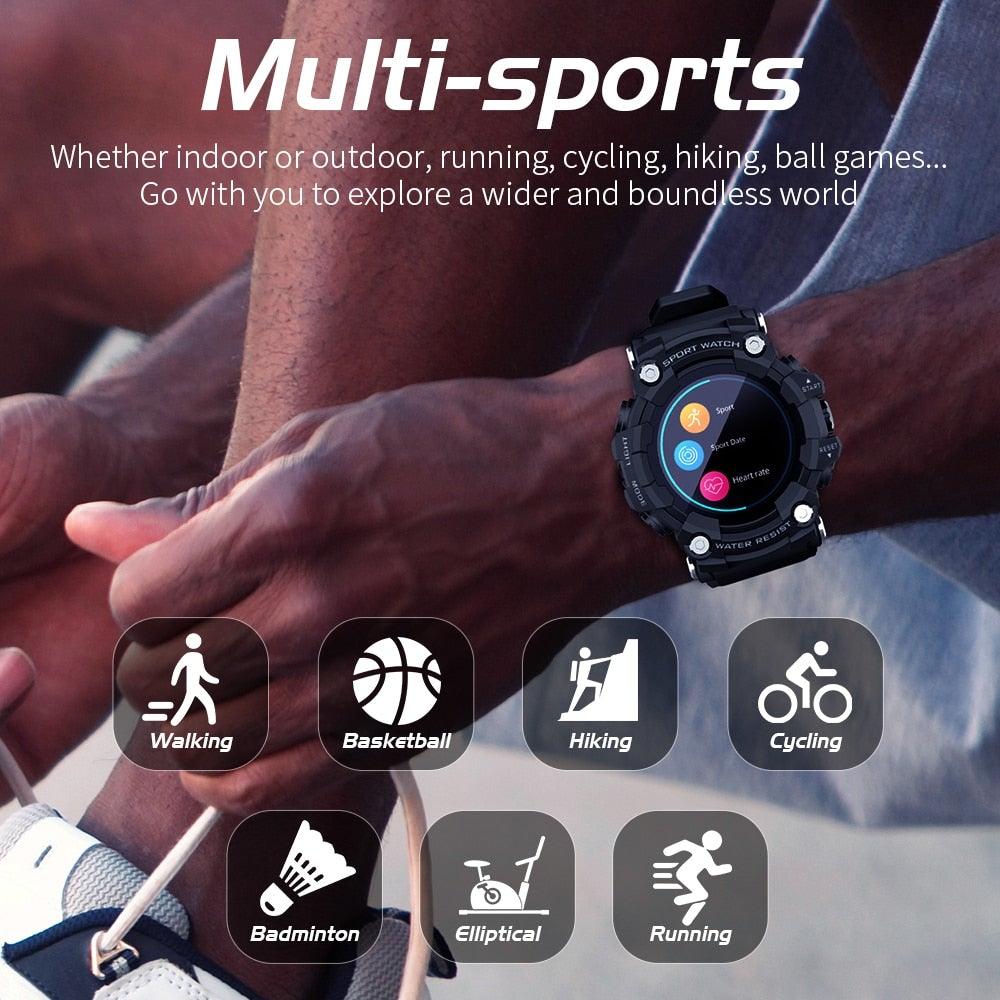 LOKMAT ATTACK Pro Sport Smart Watch Fitness Tracker Waterproof Smartwatches  Touch Screen Heart Rate Monitor for Android Phone