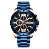 Navy Frost - watch - men, men's watches, Quartz Watches - Stigma Watches - stigmawatches.com