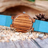 Load image into Gallery viewer, Turquoise - watch - women, women&#39;s watches, Wood Watches - Stigma Watches - stigmawatches.com