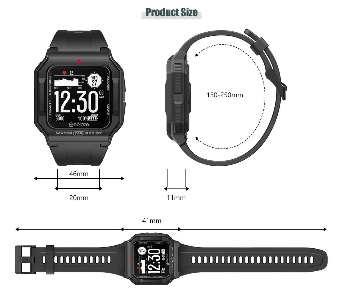 Zeblaze Ares Smart Watch - watch - smart watches - Stigma Watches - stigmawatches.com